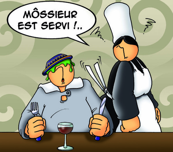 MONSIEUR EST SERVI