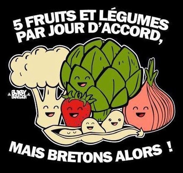 CINQ FRUITS ET LEGUMES