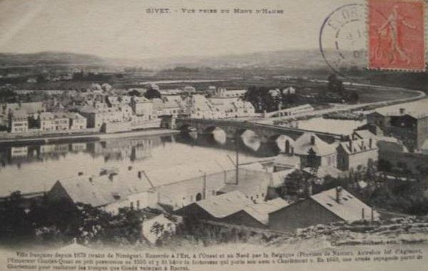 VUE SUR LA MEUSE ET LE PONT