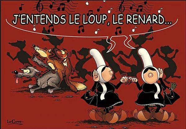 LE LOUP,LE RENARD ET.......