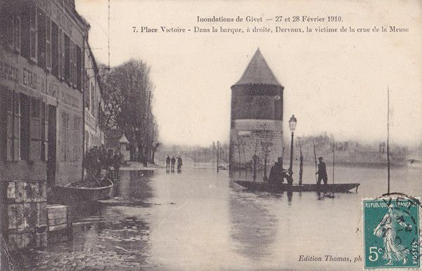 LA TOUR VICTOIRE SOUS LES EAUX 1910