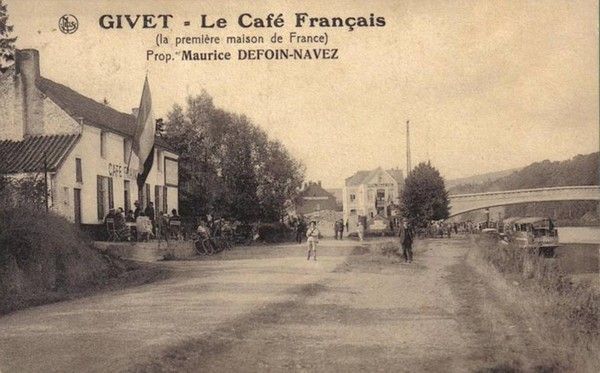 CAFE FRANCAIS A LA DOUANE BELGE DES 4 CHEMINEES