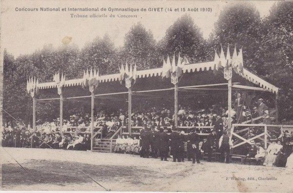 CONCOURS INTERNATIONAL DE GYM EN 1910
