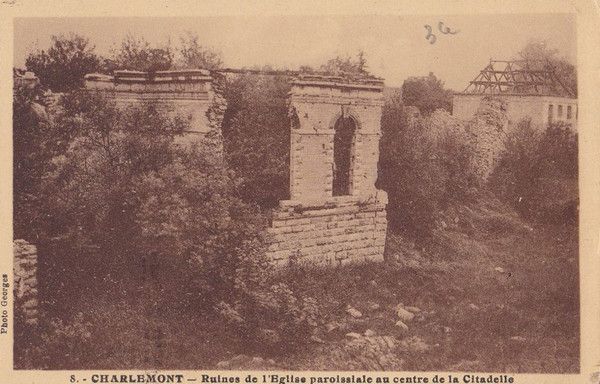 RUINES EGLISE DE CHARLEMONT